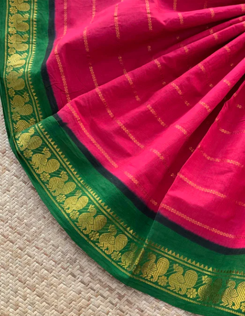 Madurai Saree Red